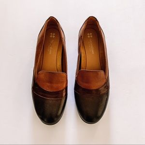 Naturalizer Wide 3 Tone Brown Loafer